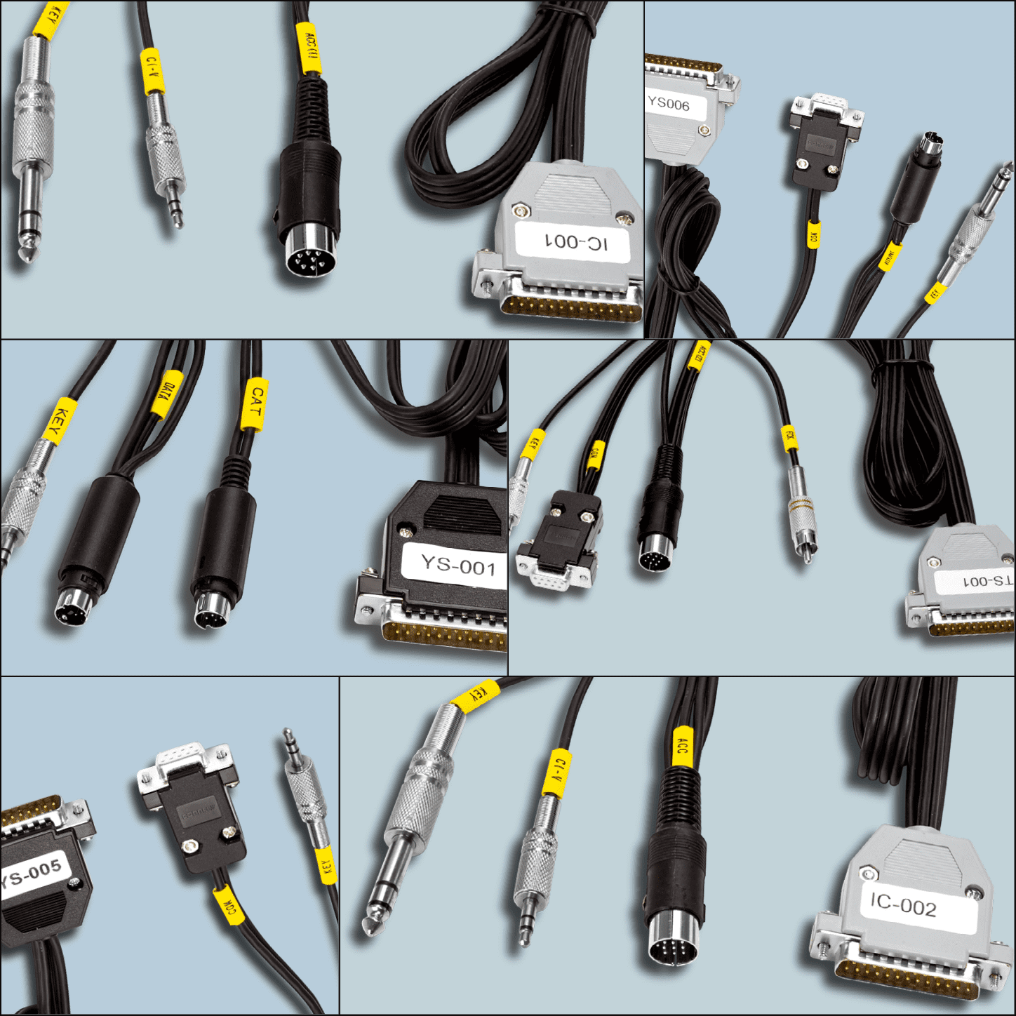 Transceiver cables for RigExpert interfaces