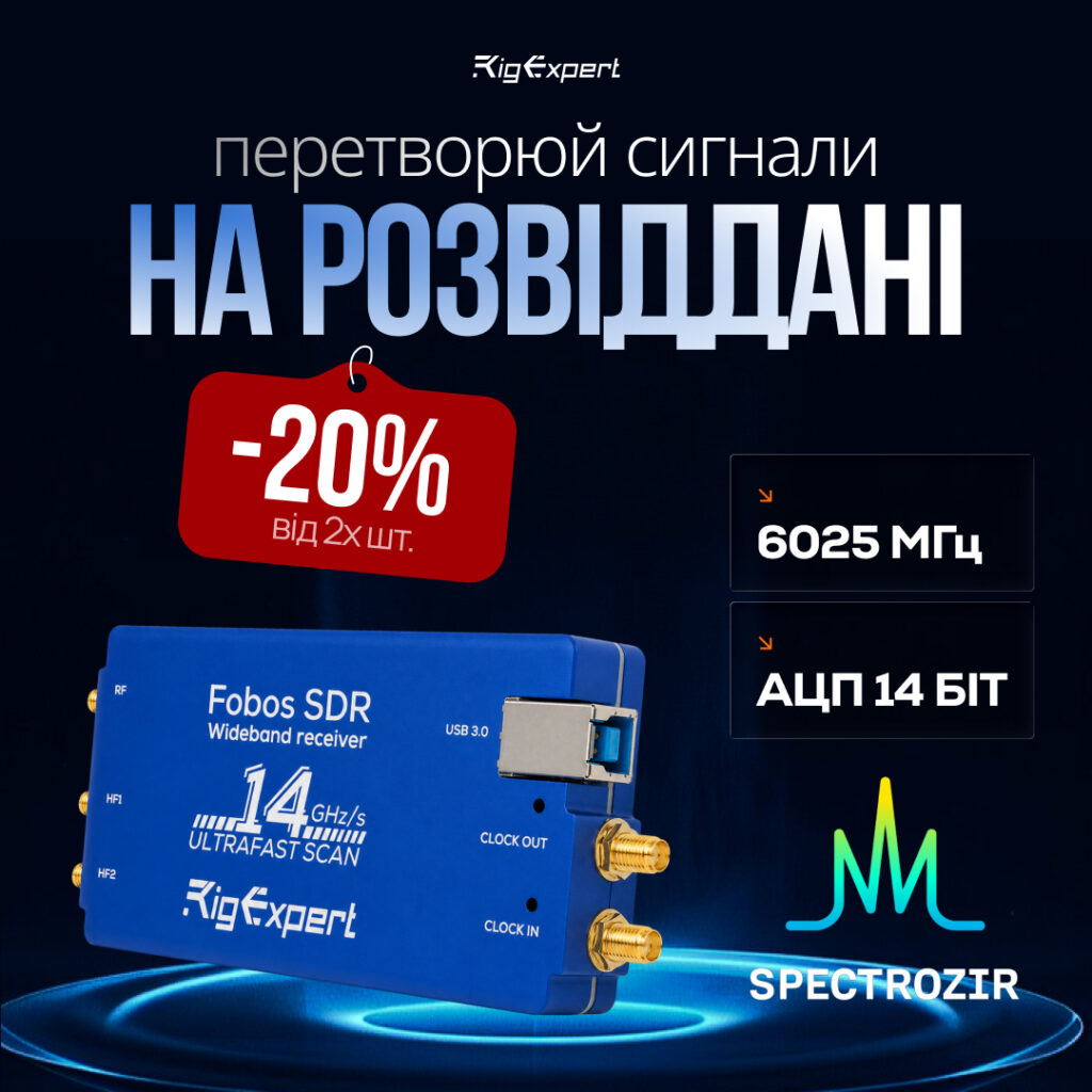 Початок роботи зі Spectrozir SA та Fobos SDR: обладнання, налаштування та можливості