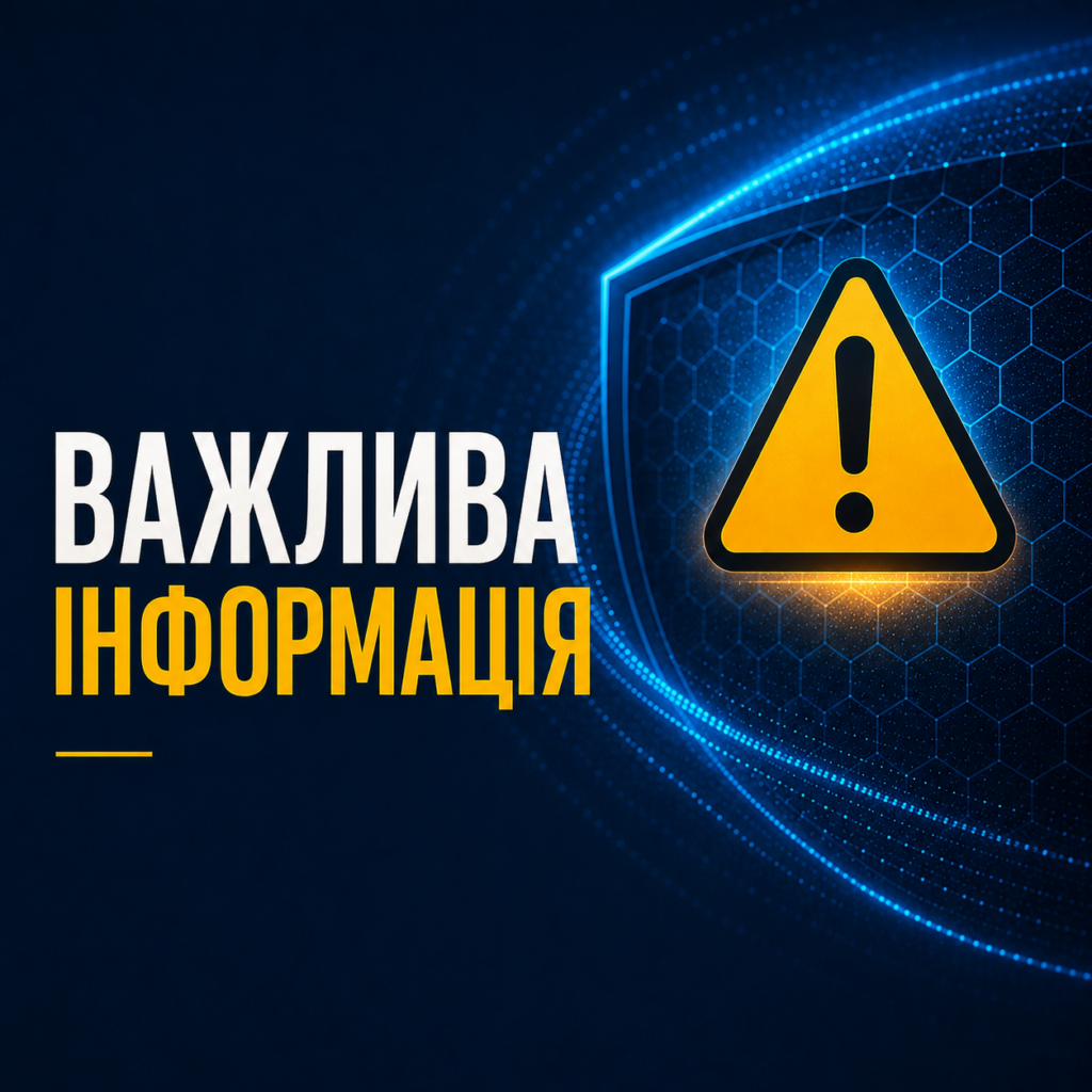 Важлива інформація: тимчасові перебої в роботі сервісів